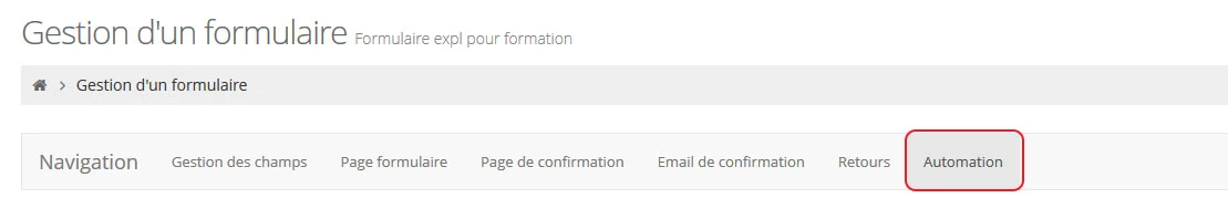automation formulaire